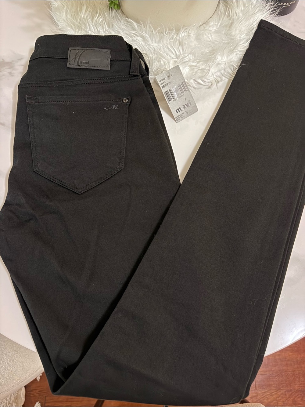 Mavi Alexa Mid-Rise Skinny Jeans Black Size 26 NWT